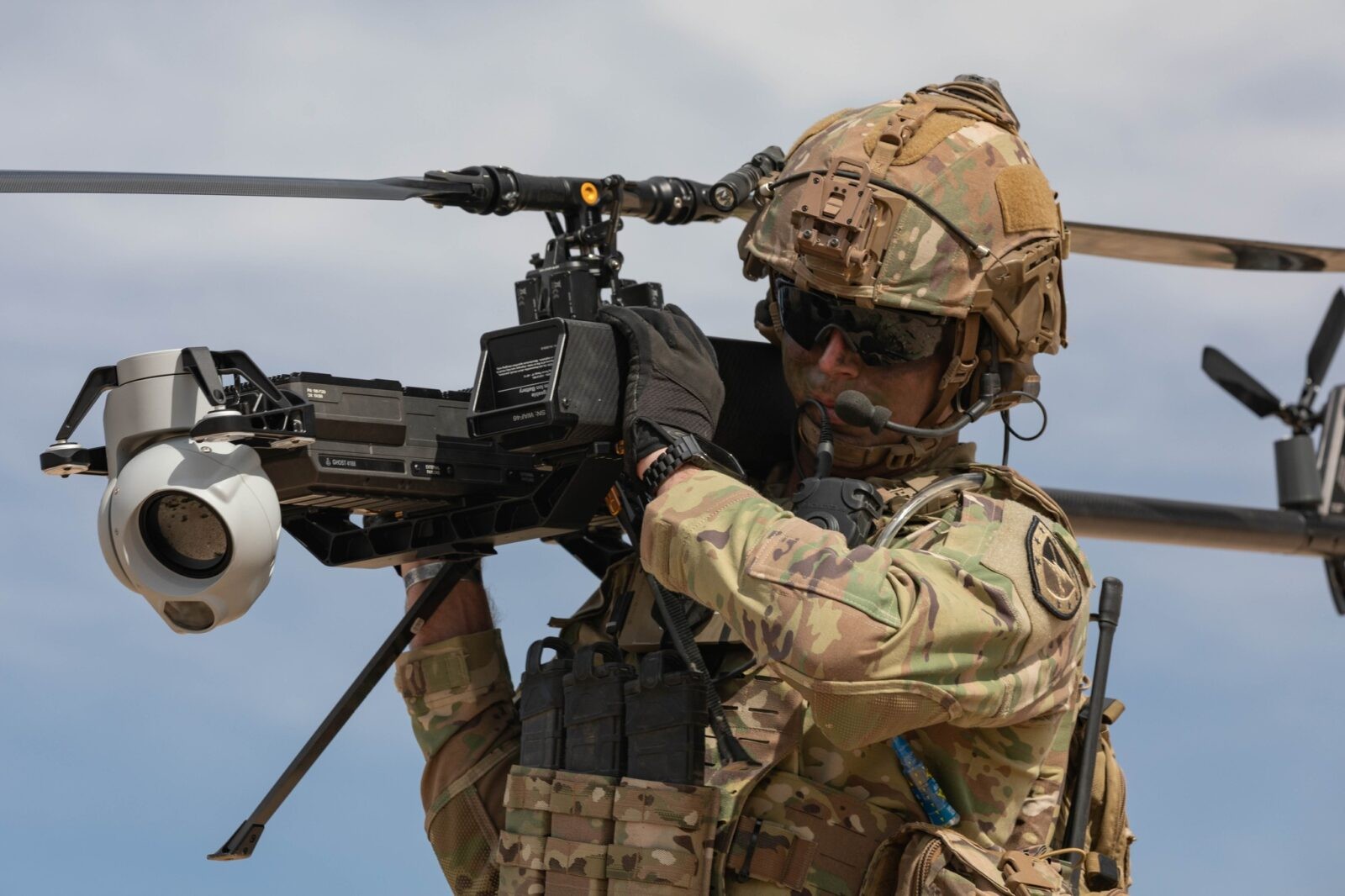 Dron Ghost-X podczas testu /Fot. US Army

